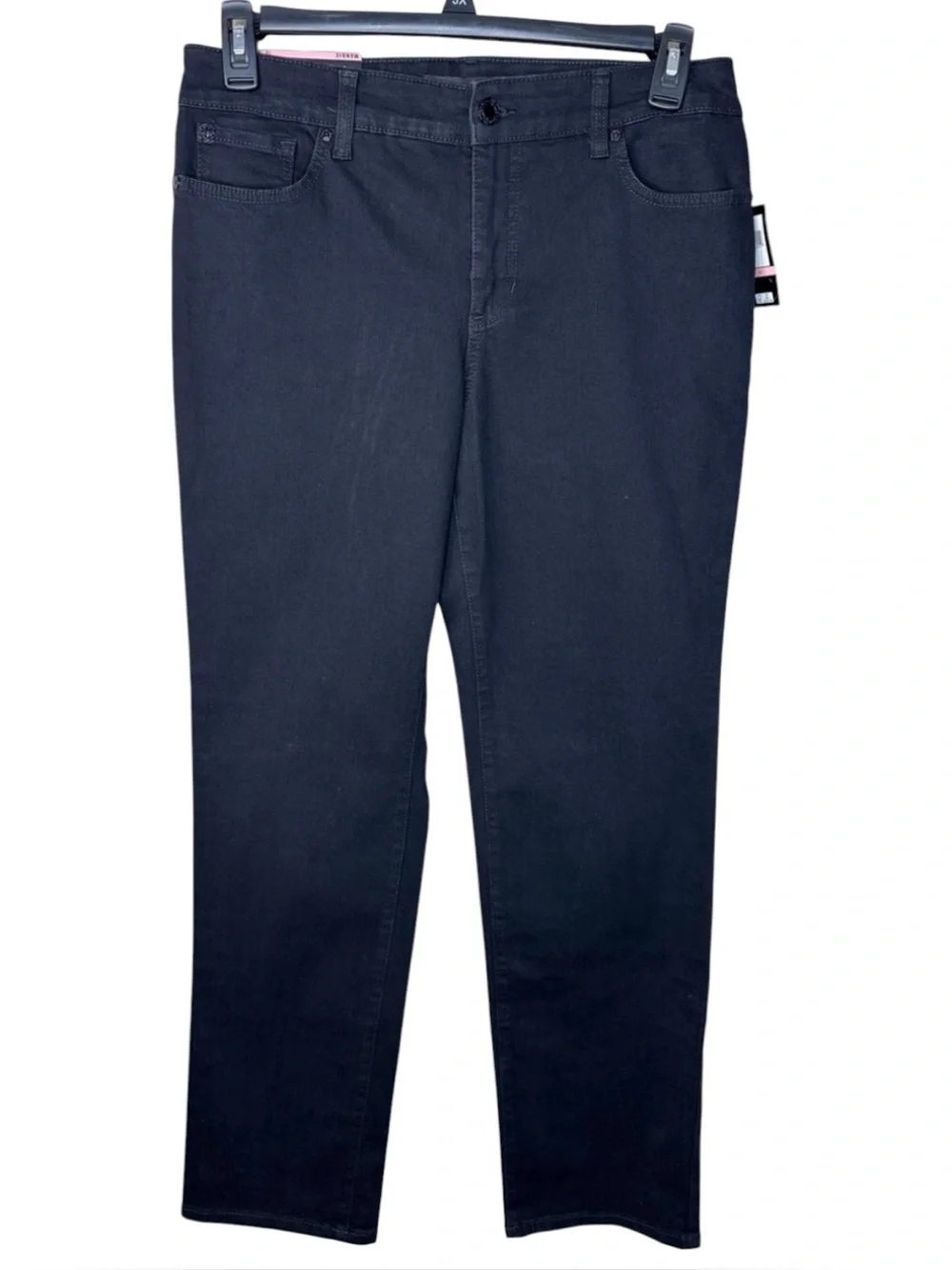 Bandolino Jeans Black Maddie Straight Leg in Size 10 ‎ NWT